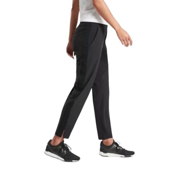 Athleta Plus Size Brooklyn High Waist Ribbed ankle pant black sz 26 - Picture 3 of 13